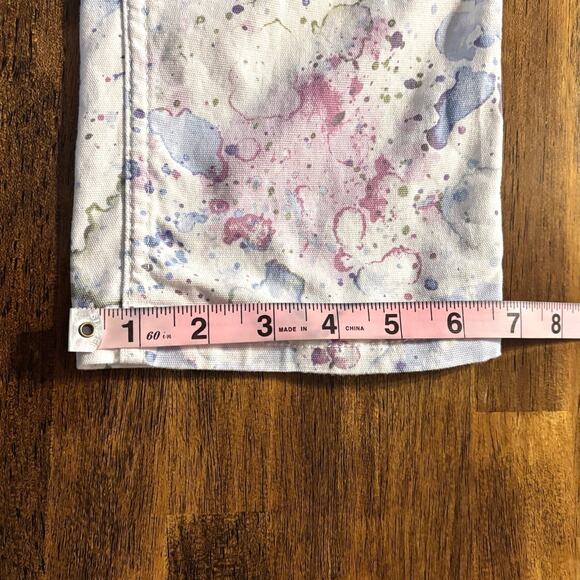 Anthropologie Women’s 27 Pants Wanderer Watercolor Cargo Utility Relaxed - Picture 16 of 16